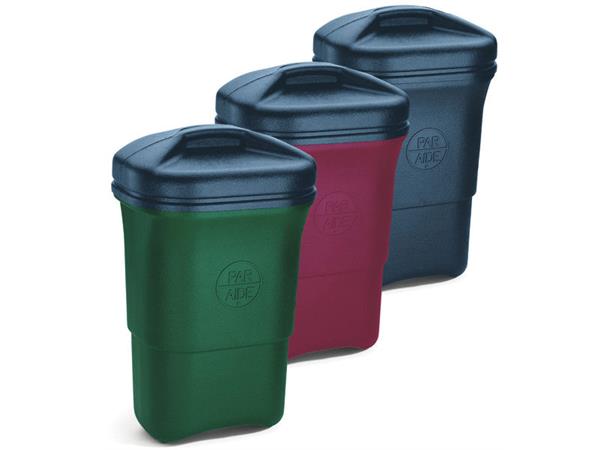 Søppelbøtte Trashmate plast Sort, grønn og rød